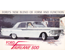 1962 Ford Fairlane 500 Postcard AUS