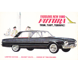 1962 Ford XL Falcon Futura Postcard AUS