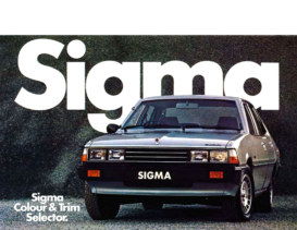 1980 Chrysler GH Sigma Colour & Trim AUS