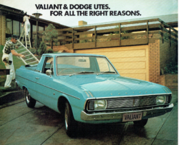 1970 VG Valiant & Dodge Ute AUS