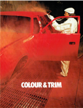 1974 Chrysler VJ Valiant Colour Chart AUS