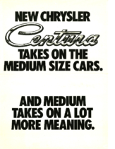 1975 Chrysler Centura KB Folder AUS
