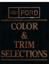 1986 Ford F-Series Color & Trim