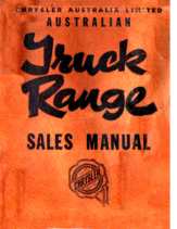 1953 Chrysler Truck Sales Manual AUS
