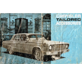 1966 Chrysler VC Valiant Accessories AUS