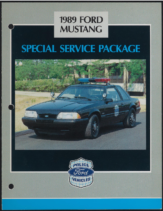 1989 Ford Mustang Special Service Package