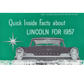 1957 Lincoln Quick Facts