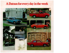 1972 Datsun Full Line V1