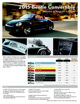 2015 VW Beetle Convertible Sell Sheet CN