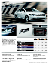 2015 VW CC Sell Sheet CN