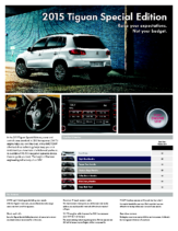 2015 VW Tiguan Special Edition Sell Sheet CN