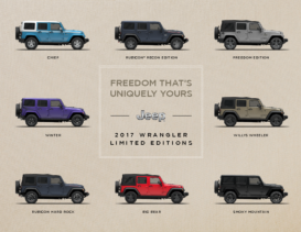 2017 Jeep Wrangler Limited Editions