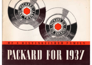 1937 Packard Sales Folder