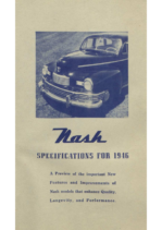1946 Nash Specs