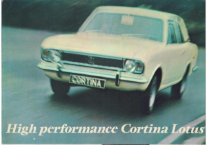 1967 Ford Cortina Lotus UK