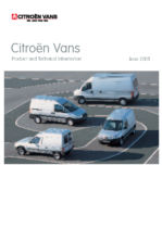 2005 Citroën Van Tech Specs UK