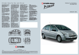 2006 Citroën Xsara Picasso Tech Specs UK