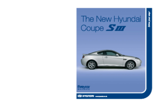 2007 Hyundai Coupe Data UK