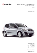 2009 Citroën Van Price List UK