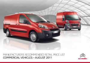 2011 Citroën Van Price List UK