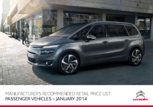 2014 Citroën Car Price List UK