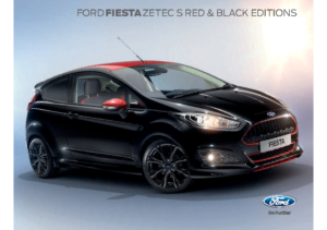 2014 Ford Fiesta Red & Black UK