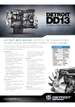 2017 Freightliner Detroit DD13 Tech Specs