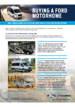 2021 Ford Buying A Motorhome Flyer