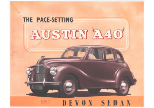 1952 Austin A40 Devon UK