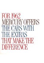 1962 Mercury Full Line Folder Rev