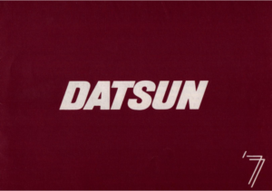 1977 Datsun Full Line UK