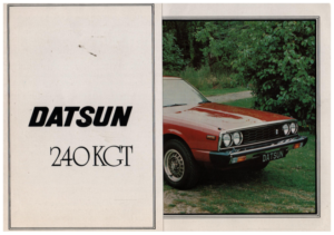 1978 Datsun 240K GT UK