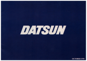 1978 Datsun Full Line UK