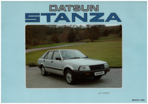 1983 Datsun Stanza 1 UK