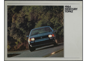 1984 Mercury Topaz Folder