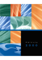 2000 Mercury Full Line