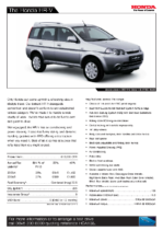 2004 Honda HR-V Specs & Prices UK