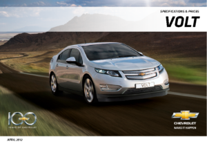 2012 Chevrolet Volt Secs & Prices UK