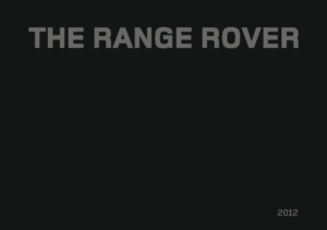 2012 Range Rover UK