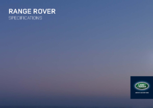 2013 Range Rover Specs UK