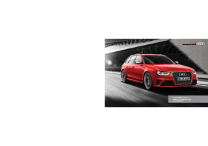 2014 Audi RS4 Avant UK