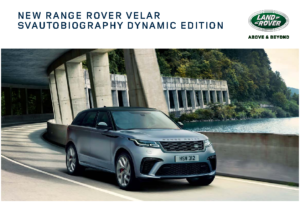 2019 Range Rover Velar Svautobiography UK