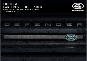 2021 Land Rover Defender Specs & Prices UK