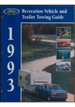 1993 Ford Recreation Vehicle & Trailer Towing Guide