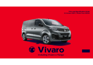 2022 Vauxhall Vivaro Price Guide UK