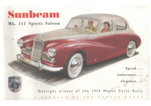 1955 Sunbeam Sports Saloon UK