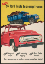 1956 Ford Trucks Foldout