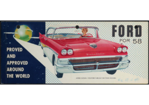 1958 Ford Car Line Booklet