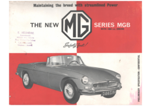 1962 MG B UK