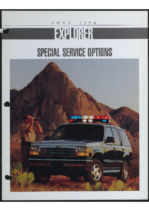 1994 Ford Explorer Special Serice Options